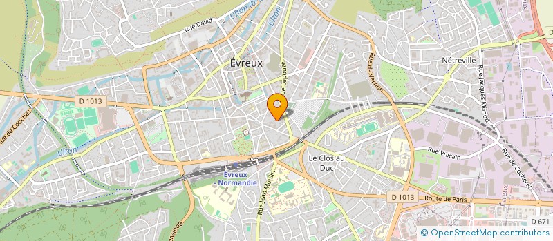 localisation de l'entreprise BATCO à EVREUX