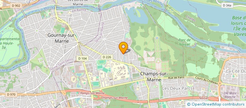 localisation de l'entreprise BATCOMLUXE à CHAMPS-SUR-MARNE