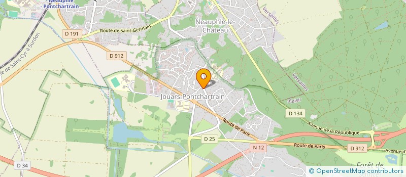localisation de l'entreprise BATCOROM  JOUARS-PONTCHARTRAIN