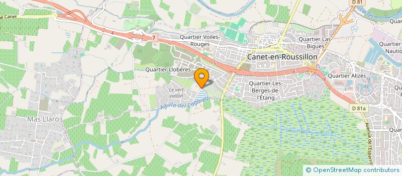 localisation de l'entreprise BATE  CANET-EN-ROUSSILLON