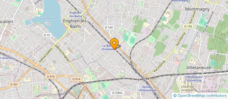 localisation de l'entreprise BATE ETANCHE  DEUIL-LA-BARRE