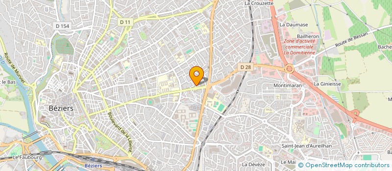 localisation de l'entreprise BATE LOCATION à BEZIERS
