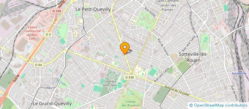 localisation de l'entreprise BATEA  PETIT QUEVILLY (LE)