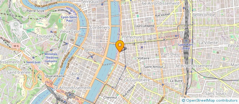 localisation de l'entreprise BATEAU BLANC  LYON