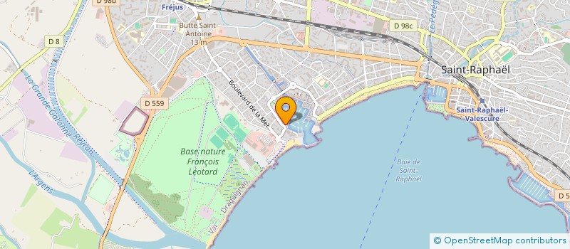 localisation de l'entreprise BATEAU ECOLE DE FRANCE à FREJUS