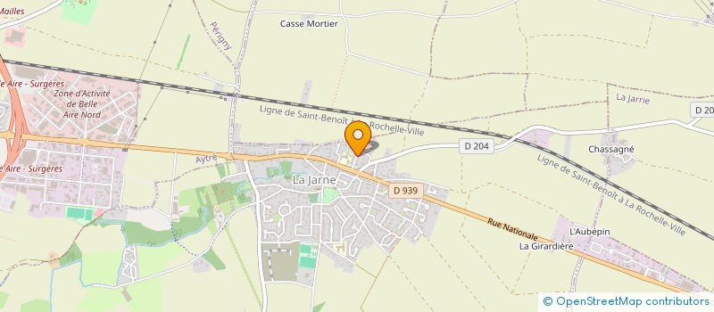 localisation de l'entreprise BATEAU ECOLE POITOU CHARENTES à LA JARNE