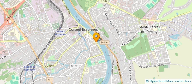 localisation de l'entreprise BATEAU-ECOLE QUENTIN  CORBEIL-ESSONNES