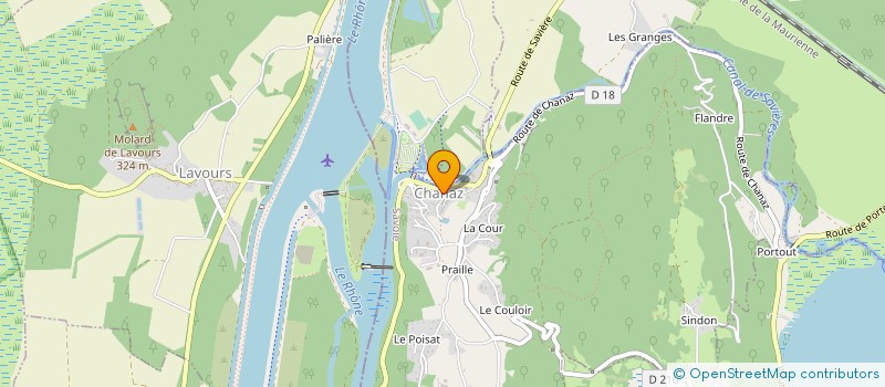 localisation de l'entreprise BATEAUCANAL à CHANAZ