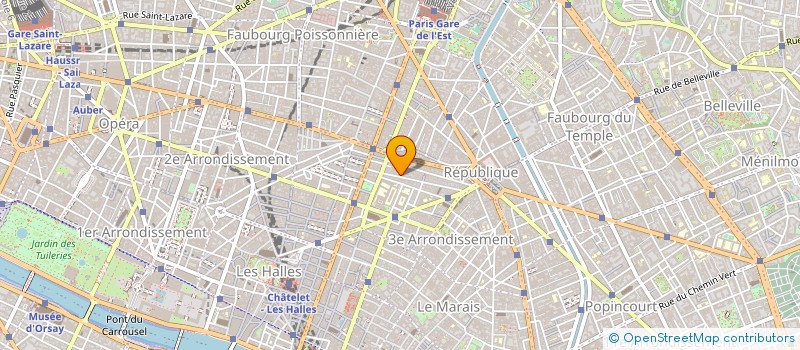 localisation de l'entreprise BATEAUMAGNE à PARIS