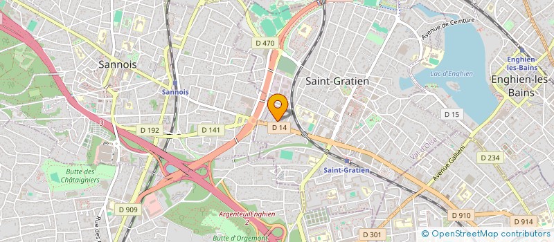 localisation de l'entreprise BATEAUX 95 à SAINT-GRATIEN