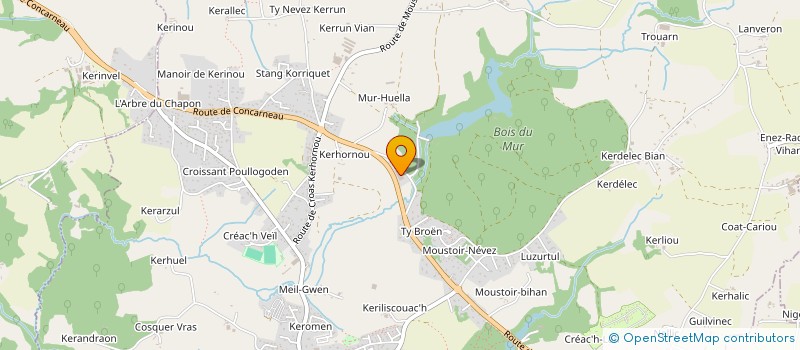 localisation de l'entreprise BATEAUX ET COMPAGNIE  SAINT-EVARZEC