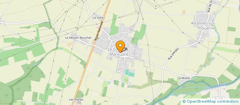 localisation de l'entreprise BATEAUX HABITABLES DE LOIRE à BELLEVIGNE-LES-CHATEAUX
