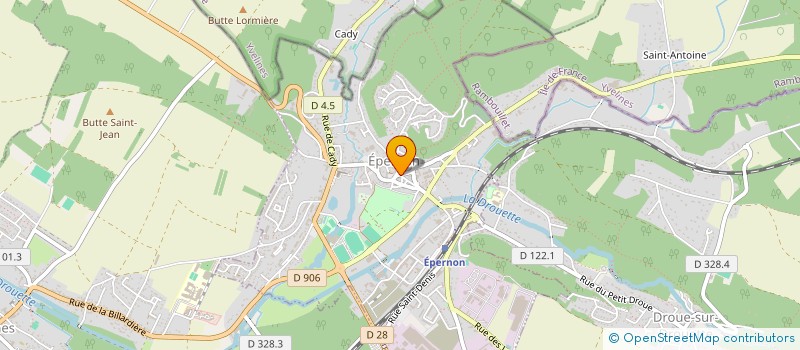localisation de l'entreprise BATEC à EPERNON