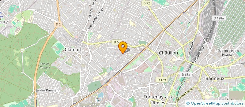 localisation de l'entreprise BATEC à CHATILLON