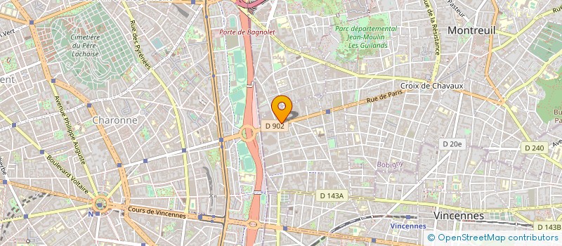 localisation de l'entreprise BATEC RAPIDE à MONTREUIL