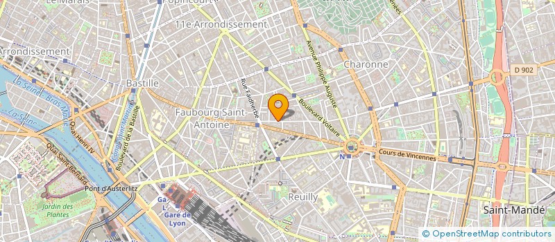 localisation de l'entreprise BATECK CONSTRUCTION  PARIS