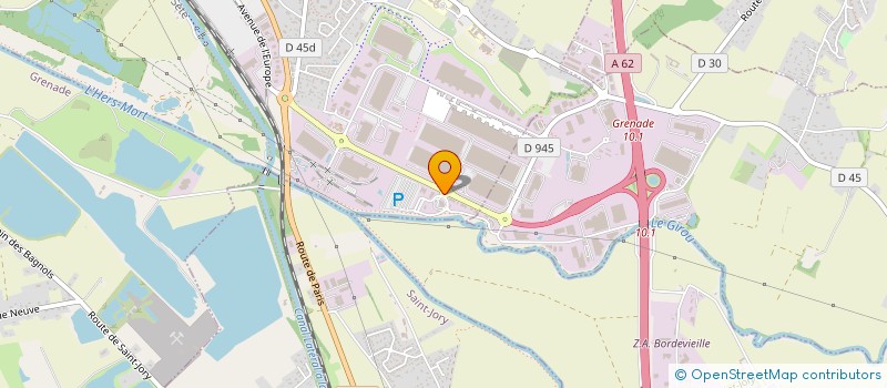 localisation de l'entreprise BATECO à CASTELNAU-D'ESTRETEFONDS