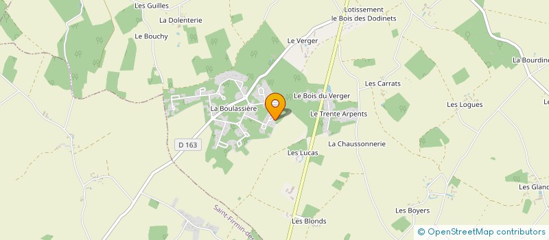 localisation de l'entreprise BATECO 45 à CHUELLES