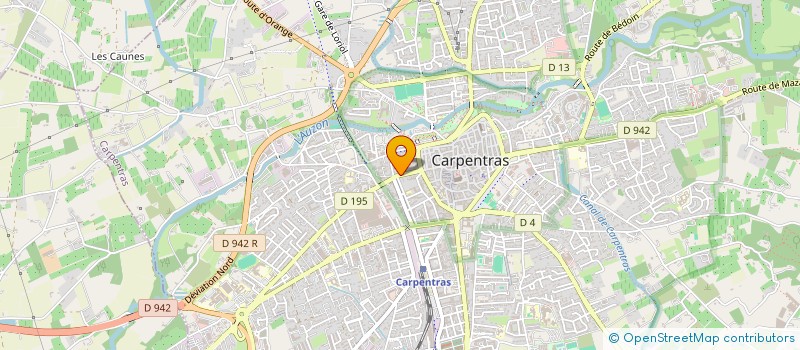 localisation de l'entreprise BATECO à CARPENTRAS