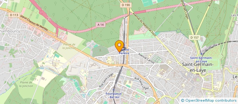 localisation de l'entreprise BATECO à SAINT-GERMAIN-EN-LAYE