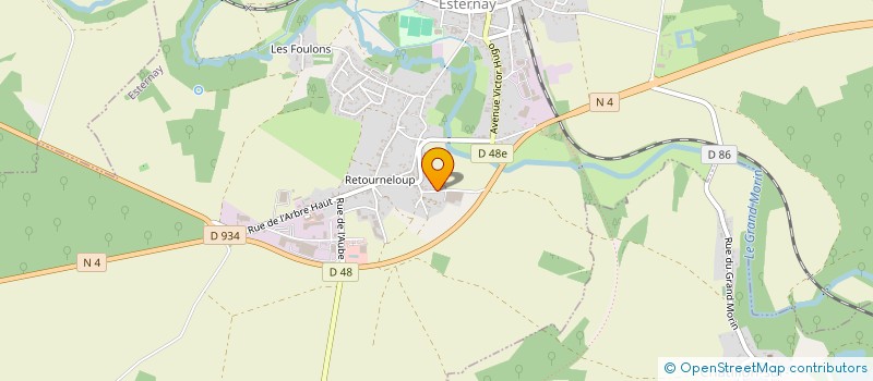 localisation de l'entreprise BATECO  ESTERNAY