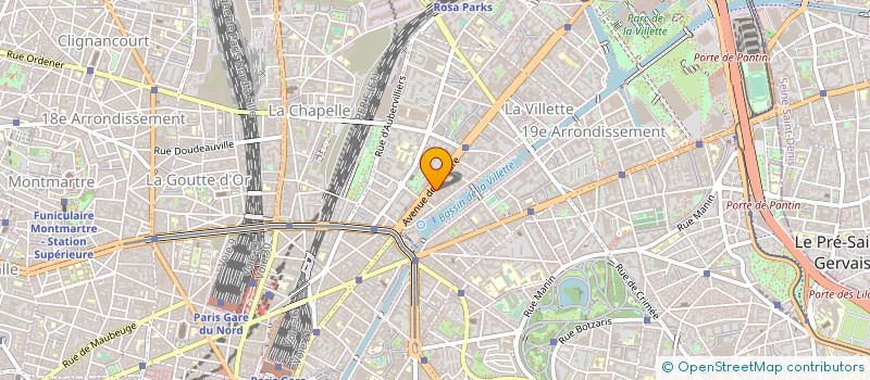 localisation de l'entreprise BATECO SARL à PARIS