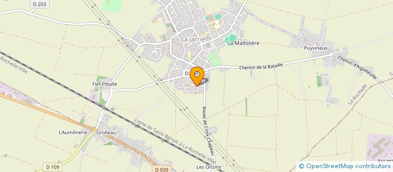 localisation de l'entreprise BATECO17 à LA JARRIE