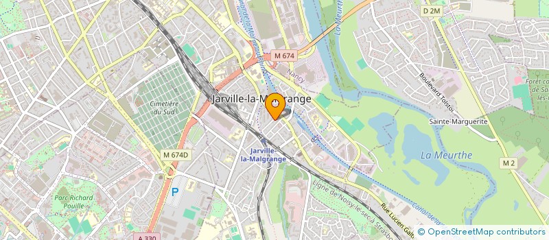 localisation de l'entreprise BATEGIL à JARVILLE-LA-MALGRANGE