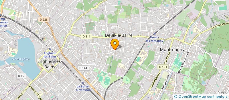 localisation de l'entreprise BATEK IMMOBILIER  DEUIL-LA-BARRE