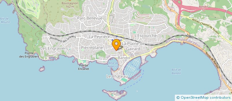 localisation de l'entreprise BATEKO à BANDOL