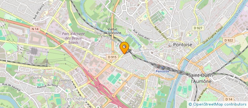 localisation de l'entreprise BATEKY  PONTOISE