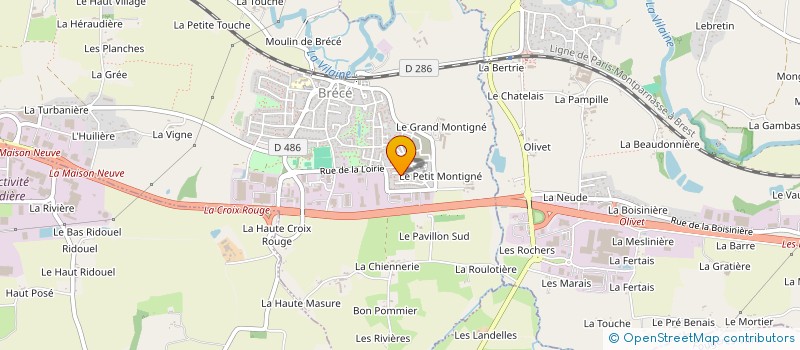 localisation de l'entreprise BATELA IT  BRECE