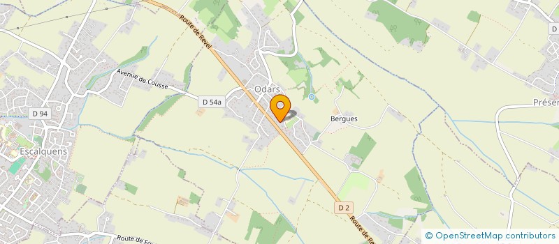 localisation de l'entreprise BATELEC 31  ODARS