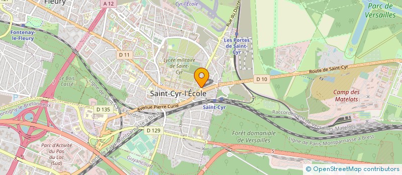 localisation de l'entreprise BATELEC à SAINT-CYR-L'ECOLE