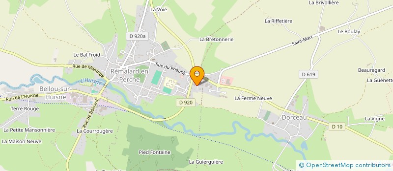 localisation de l'entreprise BATELEC à BRETONCELLES