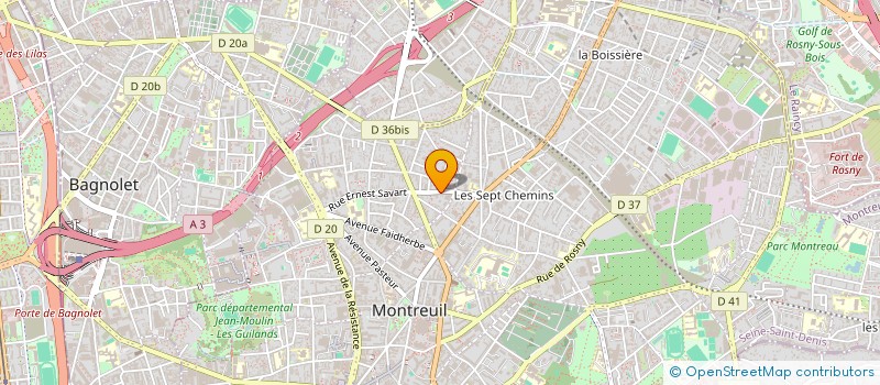 localisation de l'entreprise BATELEC à MONTREUIL