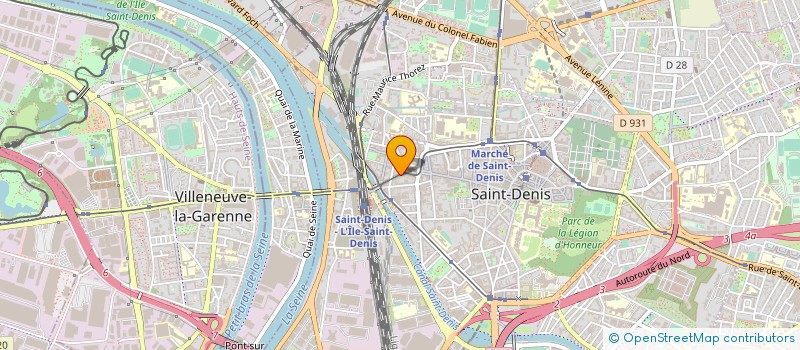 localisation de l'entreprise BATELEC  SAINT-DENIS