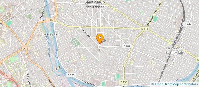 localisation de l'entreprise BATELEC 94 à SAINT-MAUR-DES-FOSSES