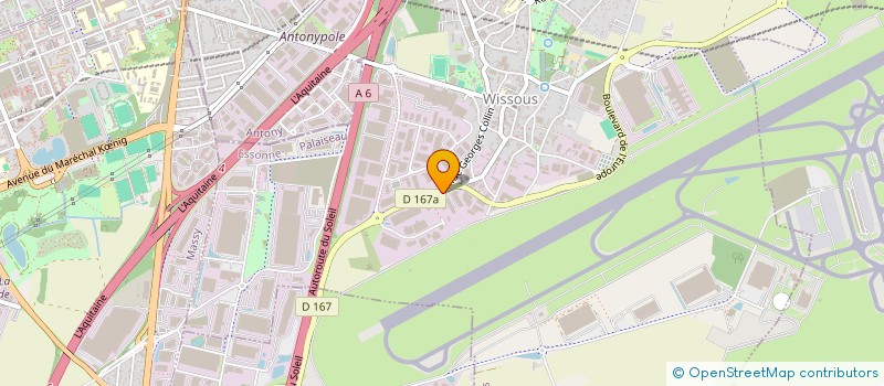 localisation de l'entreprise BATELEM  WISSOUS