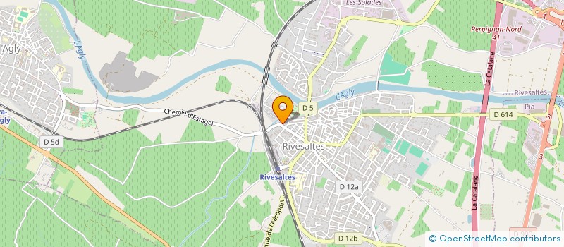 localisation de l'entreprise BATELIER NAUTISME  RIVESALTES