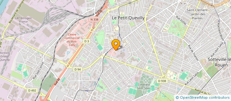 localisation de l'entreprise BATELLIA à LE PETIT-QUEVILLY