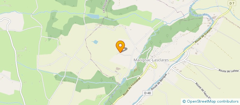 localisation de l'entreprise BATEOS  LE FOUSSERET