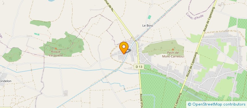 localisation de l'entreprise BATERA  CUXAC-D'AUDE