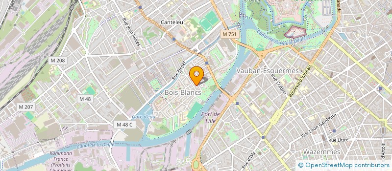localisation de l'entreprise BATERIA BOIS BLANCS à LILLE