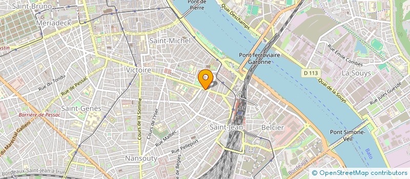 localisation de l'entreprise BATESS ALIMENTATION à BORDEAUX
