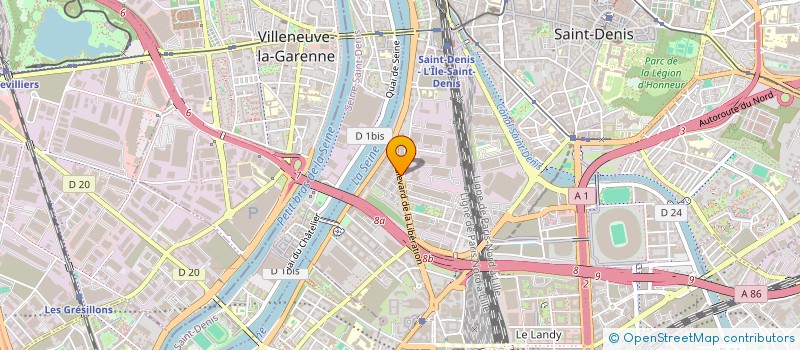 localisation de l'entreprise BATEX-BATIMENT à OSNY