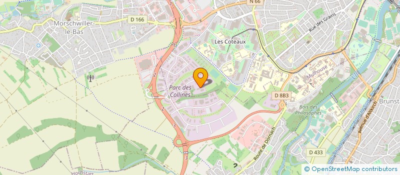 localisation de l'entreprise BATEXAM à MULHOUSE