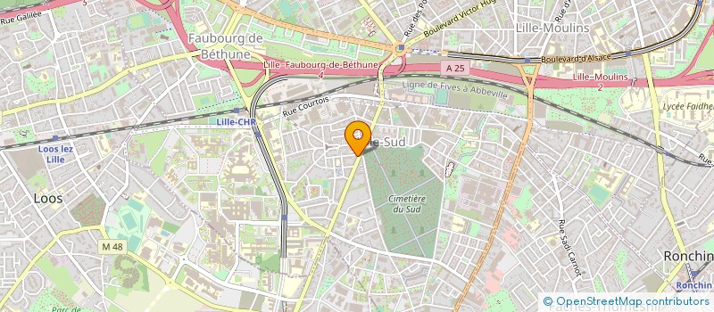localisation de l'entreprise BATEXEL à LILLE
