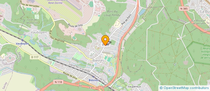 localisation de l'entreprise BATEXIMMO  BIEVRES