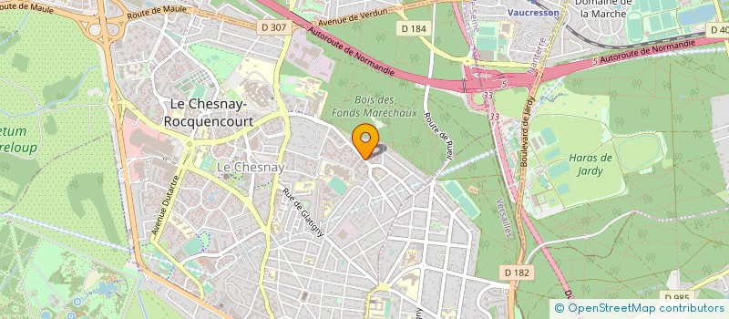 localisation de l'entreprise BATEXPERT  LE CHESNAY-ROCQUENCOURT